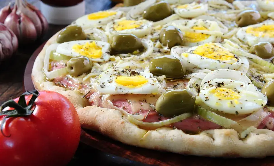 Receita de Pizza à Portuguesa